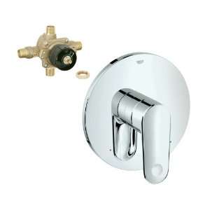  GROHE Europlus Chrome Single Handle Tub and Shower Faucet 