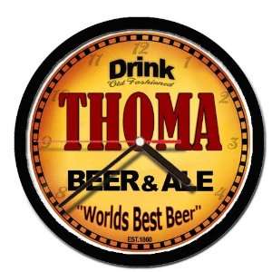  THOMA beer and ale cerveza wall clock 
