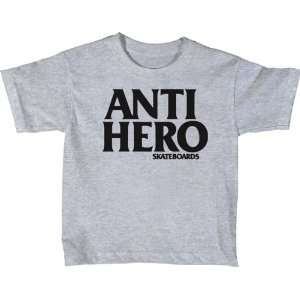 Anti Hero Blackhero Toddler 4t Heather Gry Black Skate 