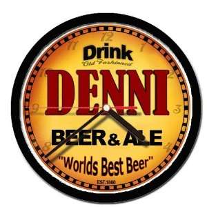  DENNI beer and ale cerveza wall clock 