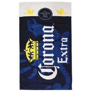  Corona Extra Beer Cotton Beach Towel Gold Crown