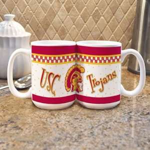 USC Trojans NCAA 15oz. White Game Day Mug (Single Mug)  