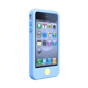 Light Blue Apple iPhone 4 4S SwitchEasy Style Soft Silicone Case Cover 