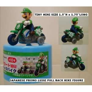  Super Mario Kart Figure Luigi Bike ( Japanese Promo Pull 