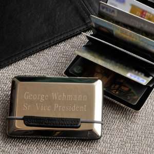   Personalized Expandable Executive Card Case