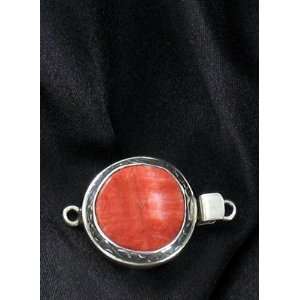  SPINY OYSTER LARGE SEMI ROUND CLASP~ 
