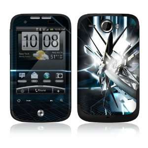   HTC WildFire Skin Decal Sticker   Abstract Tech City 