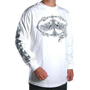  SRH Angel of Death Long Sleeve T Shirt   Small/White 
