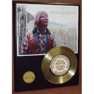 John Denver Sunshine on My Shoulders 24kt Gold 45 Record LTD Edition 