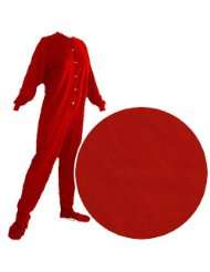  pajamas red footed   Clothing & Accessories