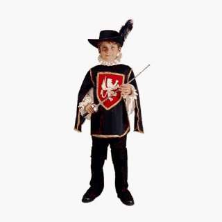  RG Costumes 90077 R M Musketeer Red Costume   Size Child 