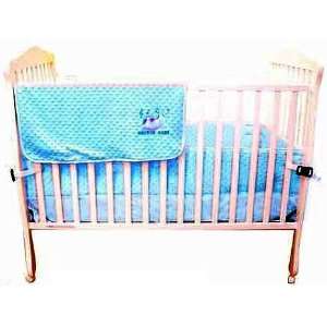  Stay n Place Rockin Baby 3 Piece Safety Crib Set   Teal Baby