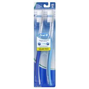  Oral B Indicator Toothbrushes, Soft, Value Pack, 2 ct 