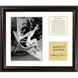  Marilyn Monroe   Beach Chair   Framed 5 x 7 Photograph 