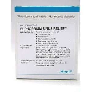  Heel/BHI Homeopathics Euphorbium Sinus Relief Health 
