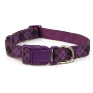 BMB Pet Ribbon Dog Collar 14 20 x 5/8 Argyle Auber  Pet 