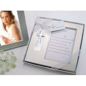  Wedding Favors Bless this Day Cross Photo Frame Favor in 