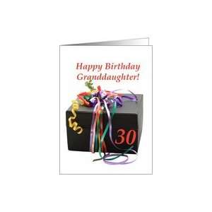  granddaughter 30th birthday gift with ribbons Card Toys 