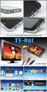   8G 4.3 Touch Screen  MP4 MP5 RMVB FLV TV Out Player Black  