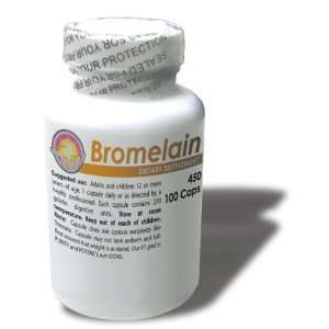 Bromelain, 450mg, 100 capsules