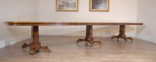 16 ft Walnut Georgian Pedestal Dining Table Tables  