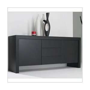  Chocolate Tema Kobe Sideboard with 2 Doors and 3 Drawers 