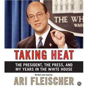 BOOK/AUDIOBOOK CD Ari Fleischer Politics TAKING HEAT 9780060760113 