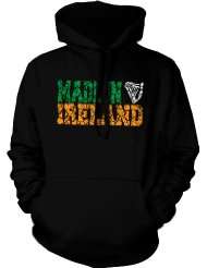 Made In Ireland Mens Sweatshirt, Irish Country Pride Pullover Hoodie