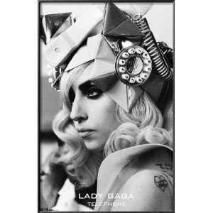  Lady Gaga   Telephone Lamina Framed Poster Print, 23x35 