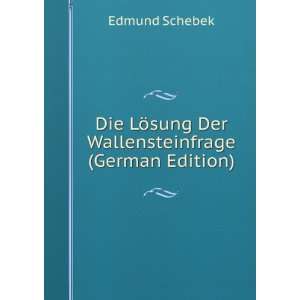   (German Edition) (9785879252774) Edmund Schebek Books