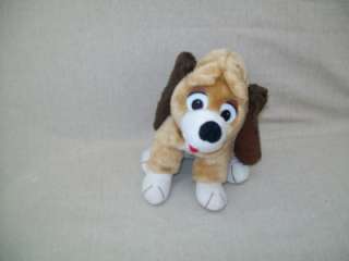 KNICKERBOCKER COPPER PLUSH DOG FROM THE FOX AND THE HOUND DISNEY MOVIE