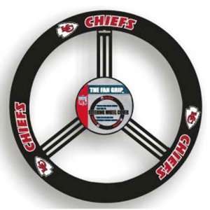 Kansas City Chiefs NFL Leather Steering Wheel Cover