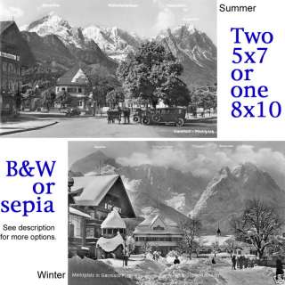 Germany Garmisch Partenkirchen Zugspitze Olympics 1930s  