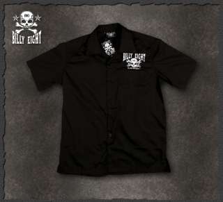 Billy Eight★Custom Shop★ Casual Work Shirt Morotcycle Motorbike S 