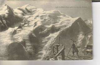 Le Mont Blanc du Brevent Mountain Schweiz postcard  