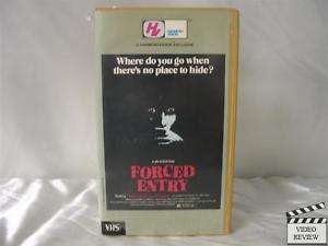 Forced Entry VHS Tanya Roberts, Ron Max, Nancy Allen  