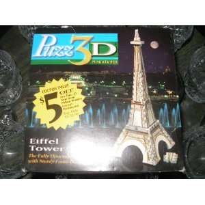  Puzz 3d Miniatures Eiffel Tower Toys & Games