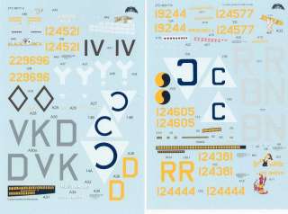 Zotz Decals 1/48 B 17F FLYING FORTRESS HEAVENLY BODIES  