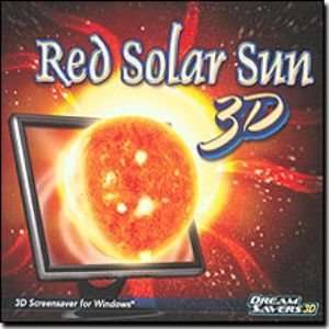  Red Solar Sun 3D Screensaver