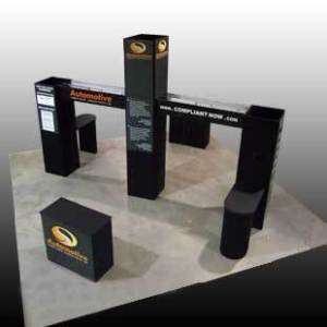 Trade Show Display Booth Island 20x20  