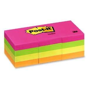  MMM 653AN, 3M Post it Notes Assorted Neon Pads Office 