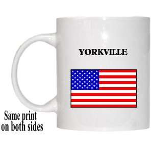  US Flag   Yorkville, Georgia (GA) Mug 
