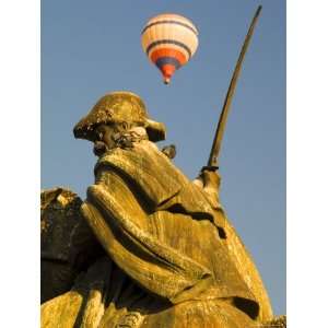  Statue and Hot Air Balloon, San Miguel De Allende, Mexico 