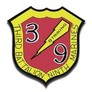 US Marine 3rd Battalion 9th Marines Decal Sticker 5.5 