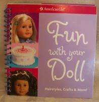 American Girl FUN WITH YOUR DOLL book craft cook MINT  