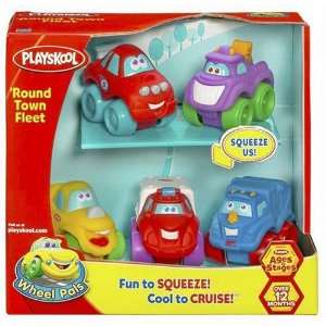  Playskool Wheel Pals Mini Round Town Fleet Toys & Games