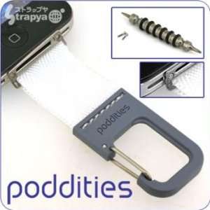  Poddities Carabiner Strap for iPhone 4S/4 (Nylon/White 