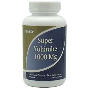  Genesis Nutrition Products Super Yohimbe 1000 Mg, 100 
