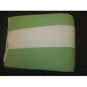  Green Stripe Twin Quilt