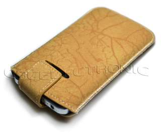New Brown case Vintage design pouch Sleeve for iphone 3GS 4GS  
